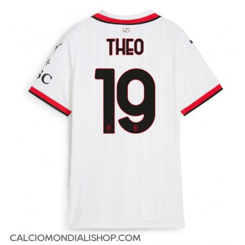 Maglie da calcio AC Milan Theo Hernandez #19 Seconda Maglia Femminile 2024-25 Manica Corta